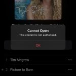 If Apple Music Keeps Saying “Content Not Authorised” – Here’S What To Do Next!
