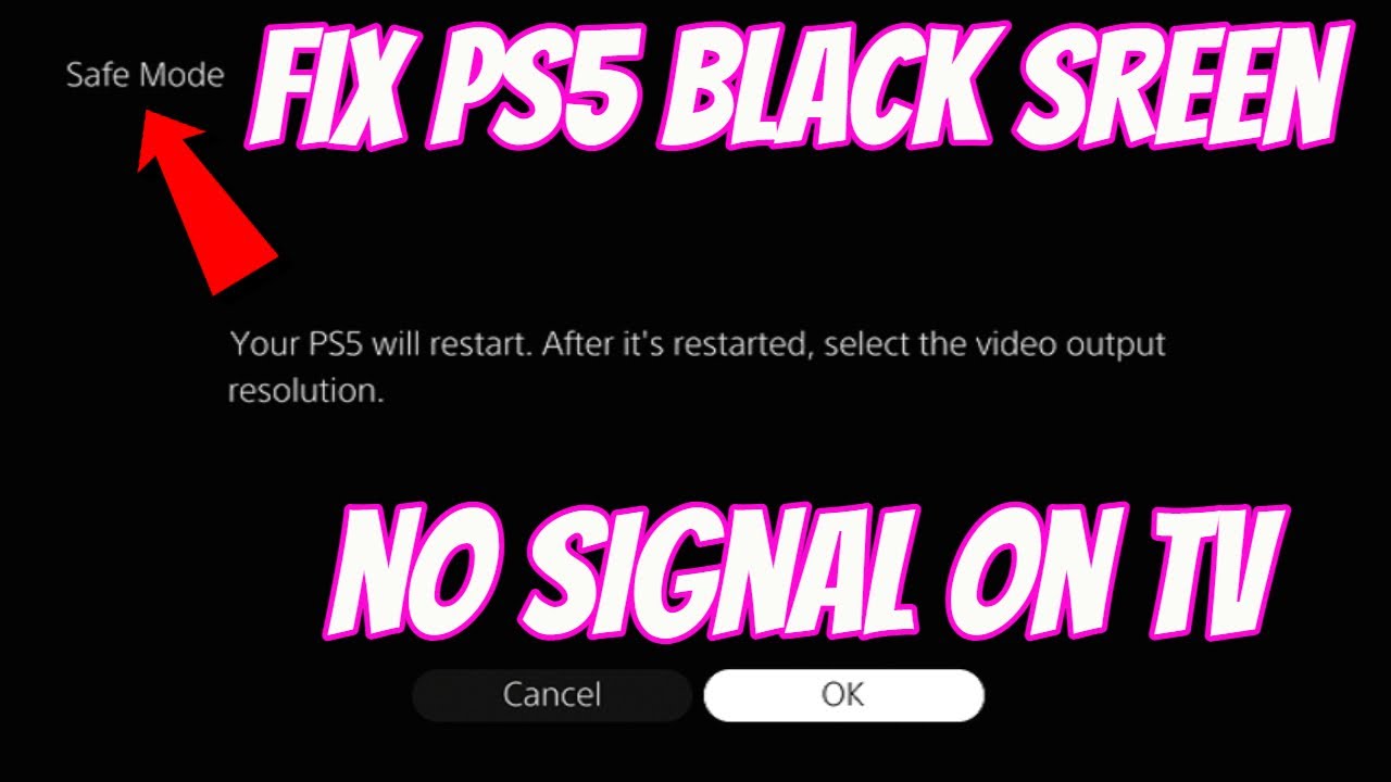 Ps5 No Signal No Safe Mode- How To Fix It?