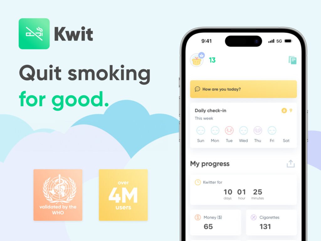 Kwit Stop Smoking App Lifetime Deal