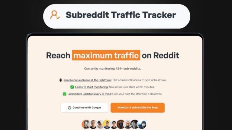 Subreddit Traffic Tracker Lifetime Deal