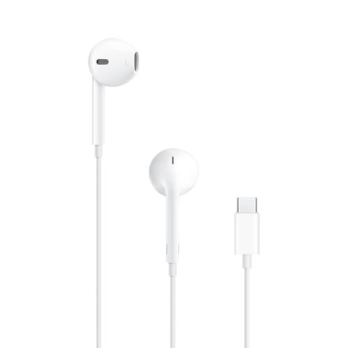 Apple Earpods Headphones With Usb-C Plug, Wired Ear Buds With Built-In Remote to Control Music, Phone Calls, And Volume