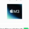 Apple 2024 MacBook Air 13-inch Laptop with M3 chip: Built for Apple Intelligence, 13.6-inch Liquid Retina Display, 16GB Unified Memory, 512GB SSD Storage, Backlit Keyboard, Touch ID; Starlight