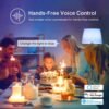 Kasa Smart Light Bulbs, Full Color Changing Dimmable Smart WiFi Bulbs Compatible with Alexa and Google Home, A19, 60 W 800 Lumens,2.4Ghz only, No Hub Required, 2-Pack (KL125P2), Multicolor