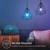 Kasa Smart Light Bulbs, Full Color Changing Dimmable Smart WiFi Bulbs Compatible with Alexa and Google Home, A19, 60 W 800 Lumens,2.4Ghz only, No Hub Required, 2-Pack (KL125P2), Multicolor