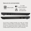 Lenovo V15 Business Laptop Computer, 15.6" FHD Display, Intel Dual-Core CPU, 16GB DDR4 RAM, 256GB PCIe SSD, WiFi 6, Bluetooth 5.2, RJ-45, Type-C, HDMI, Numeric Keypad, Black, Windows 11 Pro, Tichang