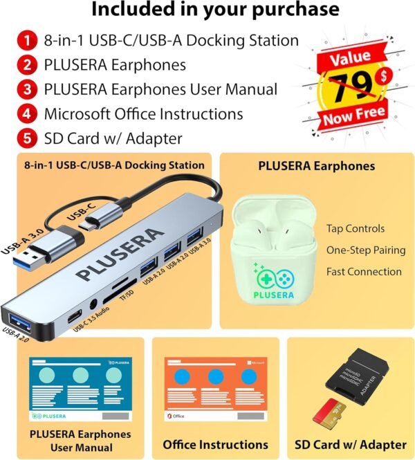 1742575545_810TizAxlUL._AC_SL1500_.jpg Lenovo IdeaPad 15.6” FHD Touchscreen Laptop, 40GB RAM 2.5TB Storage (2TB SSD+512GB Docking Station Set), 10-Cores Intel Core i5, Windows 11 Pro with Microsoft Office Lifetime Suite, PLUSERA Earphones