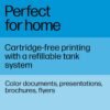 HP Smart-Tank 5000 Wireless All-in-One Ink-Tank Printer with up to 2 years of ink included, mobile print, scan, copy, white, 17.11 x 14.23 x 6.19