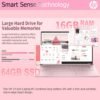 HP Ultralight 14 inch Laptop with Intel 4-Core Processor • with Microsoft 365 and Wireless Earbuds • 16GB RAM • 128GB External & 64GB Onboard & 1TB Cloud Storage • HD Display • Pink • Windows 11