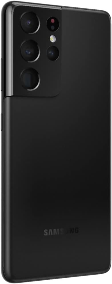 Samsung Galaxy S21 Ultra 5G, US Version, 128GB, Phantom Black - Unlocked (Renewed)