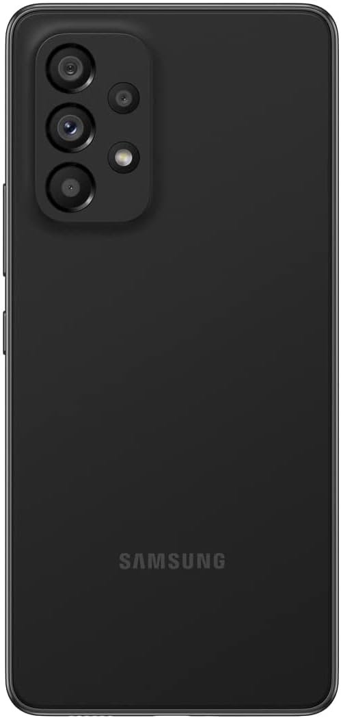 Samsung Galaxy A53 5G A Series Cell Phone, Factory Unlocked Android Smartphone, 128GB, 6.5” FHD Super AMOLED Screen, Long Battery Life, US Version, Black (Renewed)