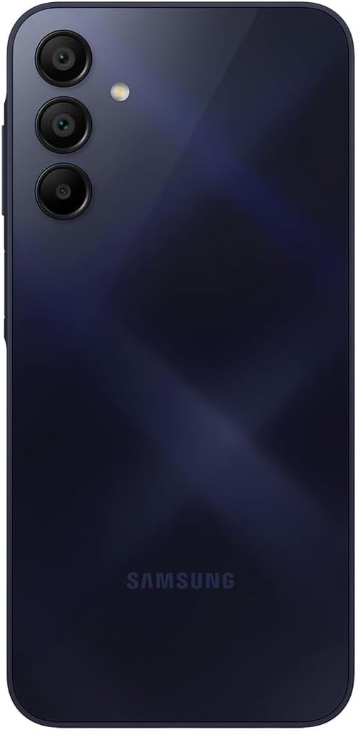 Samsung Galaxy A15 A155M 128GB Dual-SIM GSM Unlocked Android Smartphone (Latin America Version) - Blue Black