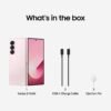 SAMSUNG Galaxy Z Fold 6 AI Cell Phone, 512GB Unlocked Android Smartphone, Circle to Search, Handsfree Live Interpreter, AI Photo Edits, Large Screen, 2024,US 1 Yr Manufacturer Warranty, Pink