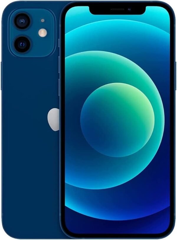 Apple iPhone 12, 64GB, Blue - Unlocked (Renewed)
