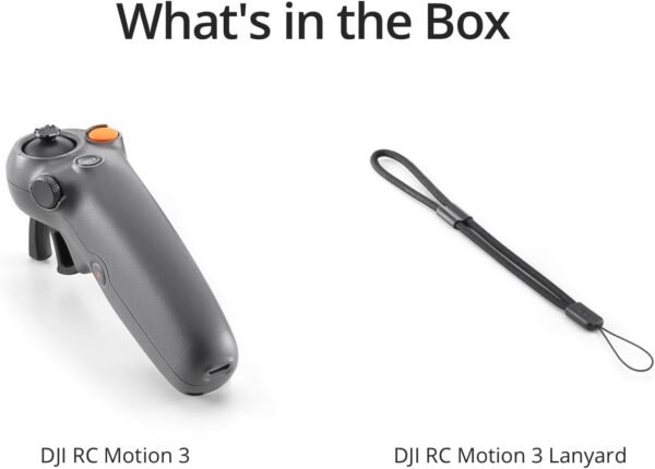 DJI RC Motion 3, FPV Smart Controller with Immersive Motion Control, Compact and Portable, One-Click Emergency Brake, AR Cursor, Intuitive Drone Controller, Multi-Model Compatibility
