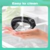 Upgraded Garlic Press Rocker, 2024 New Stainless Steel Garlic Presser, Garlic Mincer Crusher Masher with Peeler and Cleaning Brush, Garlic Chopper for Smash Garlic Kitchen Gadgets Tools
