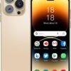 Unlocked Mobile Phones, 6.3 inch HD Display, Android10.0, Dual SIM, Dual Cameras, 1GB RAM+16GB ROM (Expandable to 128GB), Support: WiFi, Bluetooth, FM (Golden)