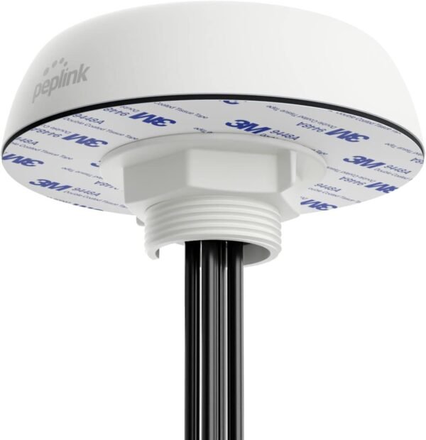 Peplink Cellular & WiFi Antenna Mobility 22G | 2x2 MIMO Cellular High Bandwidth Dual-Band Wi-Fi External Router Computer Networking Antenna System with Reliable GPS Receiver | 1 ft, White