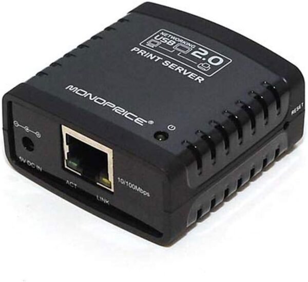 Monoprice Networking USB 2.0 Print Server (5342)