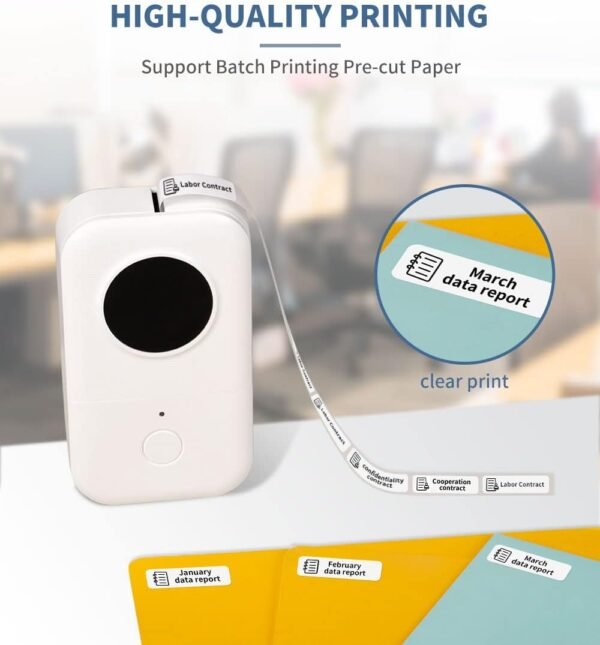 51KtAmnvBBL._AC_SL1130_.jpg Phomemo D30 Label Maker, Bluetooth Wireless Mini Pocket Smartphone Label Maker Machine, Direct Thermal Printer Rechargeable Labeler for Home Office Labeler, Works with Tablet, Phones