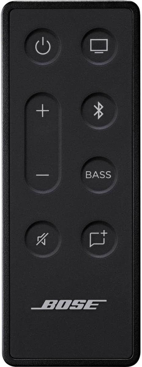 Bose TV Speaker - Soundbar for TV with Bluetooth and HDMI-ARC Connectivity, Black, Includes Remote Control