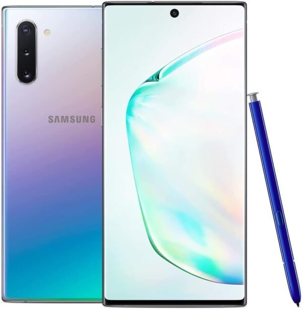 Samsung Galaxy Note 10 N970 6.3" Android 256GB Smartphone (Renewed) (Aura Glow, T-Mobile)