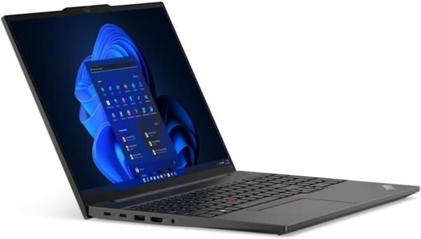 Lenovo ThinkPad E16 Business Laptop, 16" WUXGA Display, AMD Ryzen 5 7530U (Beat i7-1165G7), 16GB RAM, 512GB PCIe SSD, Webcam, HDMI, RJ-45, Fingerprint Reader, Wi-Fi 6, Windows 11 Pro, Black