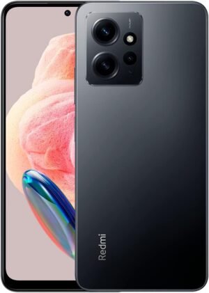 Xiaomi Redmi Note 12 4G LTE (128GB + 4GB) Global Unlocked 6.67" 50MP Triple (ONLY T-Moble/Tello/Mint USA Market) + (w/ 33W Fast Dual Charger Bundle) (Onyx Gray Global + 33W Car Charger)