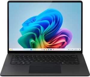 Microsoft Surface Laptop (2024), Windows 11 Copilot+ PC, 15" Touchscreen Display, Snapdragon X Elite (12 core), 16GB RAM, 1TB SSD Storage, Black