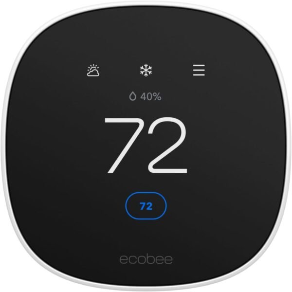 51m-KpGmJeL._AC_SL1500_.jpg New 2025 ecobee Smart Thermostat Essential - Energy Star Certified programmable Wi-Fi Thermostat - Works with Siri, Alexa, and Google Assistant