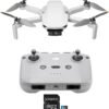 DJI Mini 4K Drone with 4K UHD Camera with 64GB MicroSDXC Memory Card Bundle