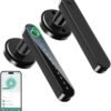 IRONZON Fingerprint Door Lock Smart Door Lock with Keypad Keyless Entry Door Lock with Handle for Home Hotel Office Apartment Bedroom