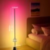 610XKtjC0YL._AC_SL1500_.jpg Keepsmile Smart RGB LED Corner Floor Lamp,172 LEDs Bright Standing Lamps for Living Room with APP and Remote,Modern Floor Lamp with Music Sync and 16 Million Colors, Ambient Lighting for Bedroom