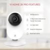 YI Pro 2K 3PC Home Security Camera, 2.4GHz Indoor Cameras for Home Security with Person, Vehicle, Animal Smart Detection, Phone App for Baby, Pet, Dog Monitoring, Works with Alexa and Google Assistant
