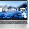 HP 15.6" Touchscreen Laptop Computer, 32GB RAM 1.5TB Storage (1TB SSD+512GB Docking Station Set), 10-Cores Intel Core i5, Windows 11 Pro with Microsoft Office Home & Business, PLUSERA Earphones