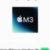 Apple 2024 MacBook Air 15-inch Laptop with M3 chip: Built for Apple Intelligence, 15.3-inch Liquid Retina Display, 16GB Unified Memory, 256GB SSD Storage, Backlit Keyboard, Touch ID; Midnight