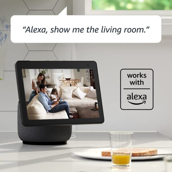 Blink Mini - Compact indoor plug-in smart security camera, 1080p HD video, night vision, motion detection, two-way audio, easy set up, Works with Alexa – 2 cameras (Black)