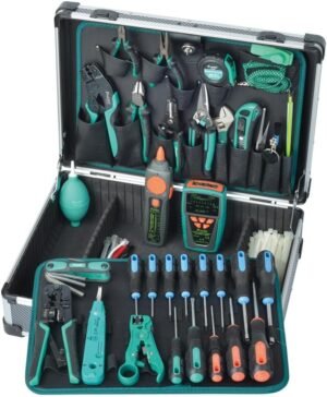 Pro'sKit Tool solutions PK-1938M2 Professional Telecom & Networking Tool Kit Pro'sKit Tool solutions PK-1938M2 Professional Telecom & Networking Tool Kit Computer & Networking Surveillance System Installation & Maintenance(PK-1938M2)
