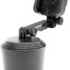 WeatherTech CupFone with Extension – Adjustable, Universal Cup Holder Cell Phone Mount Car & Truck Accessory – Best Design for iPhone & Smartphone Charging – Black Plastic Knobs