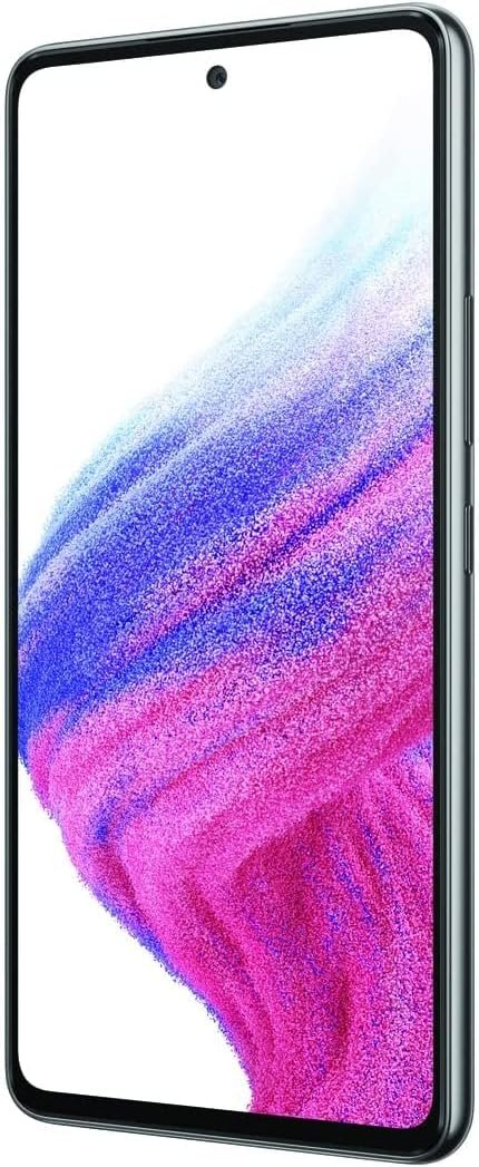 Samsung Galaxy A53 5G A Series Cell Phone, Factory Unlocked Android Smartphone, 128GB, 6.5” FHD Super AMOLED Screen, Long Battery Life, US Version, Black (Renewed)