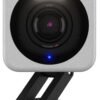 WYZE Cam v4, 2.5K HD WiFi Smart Home Security Camera, Indoor/Outdoor, Pet/Baby Monitor, Motion Activated Spotlight/Siren, Color Night Vision, 2-Way Audio, Works with Alexa & Google, Wired, Grey