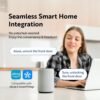 Solity No-Hub Smart Digital Door Lock, Designed in Korea, Keyless Entry, Wi-Fi, Remote Control, Touchscreen Keypad, Auto Lock, IP54 Waterproof GT10BK Biometric (GT10BK_ORB)
