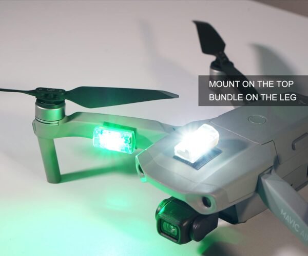 Drone Strobe Light, Anti Collision Light for FAA Drone Night Flying, Fits DJI Mini 3 Pro/Mini 4 Pro/Mini 2/Air 3/Air 3S/Mavic 3/Mavic 2/Avata/Neo/Flip(1pc pack)