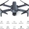 Ruko F11GIM2 Drones with Gimbal+EIS 4K Camera for Adults, 96 Min Long Flight Time 9800ft Long Range FPV, Auto Return Home with GPS, Foldable Quadcopter, FAA Remote ID Compliant