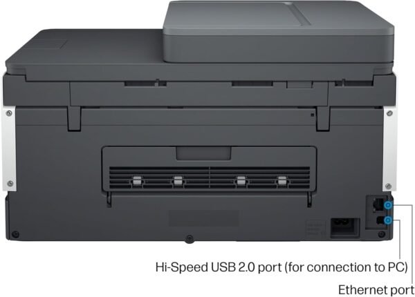 HP Smart -Tank 7301 Wireless All-in-One Cartridge-free Ink Printer, up to 2 years of ink included, mobile print, scan, copy, automatic document feeder (28B70A), Gray