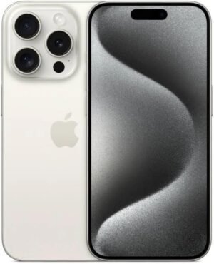 Apple iPhone 15 Pro Max, 1TB, White Titanium for TracFone (Renewed)