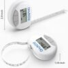 61CMB18ZRaL._AC_SL1500_.jpg RENPHO Body Measuring Tape, Smart Tape Measure for Weight Loss, Bluetooth Fitness Equipment with App, Measuring Waist, Hip, Bust, Arms, Muscle Gain, Retractable, 60in /150cm, White