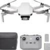DJI Mini 2 Fly More Combo – Ultralight Foldable Drone, 3-Axis Gimbal with 4K Camera, 12MP Photos, 31 Mins Flight Time, OcuSync 2.0 10km HD Video Transmission, QuickShots, Gray (CP.MA.00000306.01)