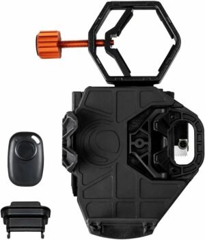 Celestron - NexGo DX Kit - Universal Smartphone Adapter - Digiscoping Smartphone Adapter - Bonus Bluetooth Shutter Release Remote