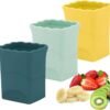 Strawberry Slicer Cup：Fruit Cup Slicer for Strawberry, Egg, Banana, Mushroom, Cucumber, Kiwi and Veggie Salad Speed Cutter the Kitchen Gadget Tool