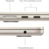 Apple 2024 MacBook Air 13-inch Laptop with M3 chip: Built for Apple Intelligence, 13.6-inch Liquid Retina Display, 16GB Unified Memory, 512GB SSD Storage, Backlit Keyboard, Touch ID; Starlight
